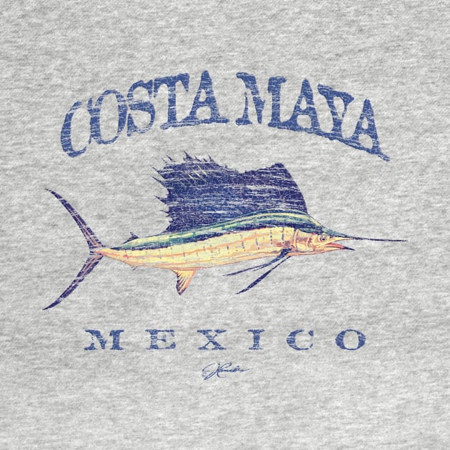 Costa Maya, Mexico, Vintage Sailfish by jcombs